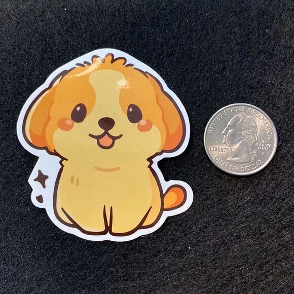 🎉10/$10 Stickers - Adorable Puppy Dog Sticker - Picture 1 of 2